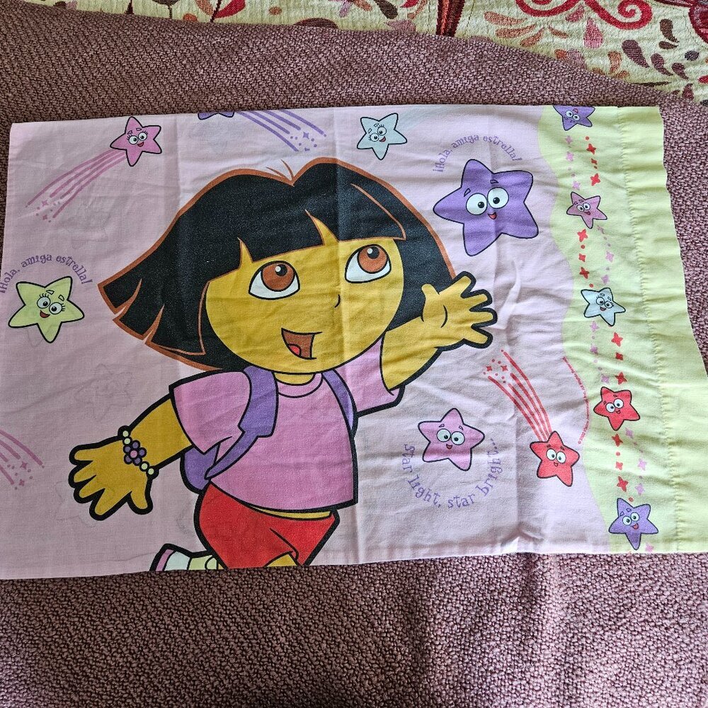 Y2K Dora the Explorer Pillow Case
